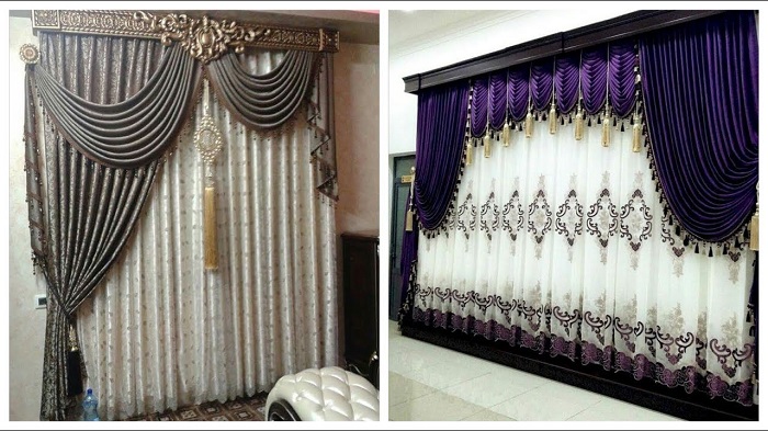 આડા કબાટ નો પડદો - horizontal closet curtain